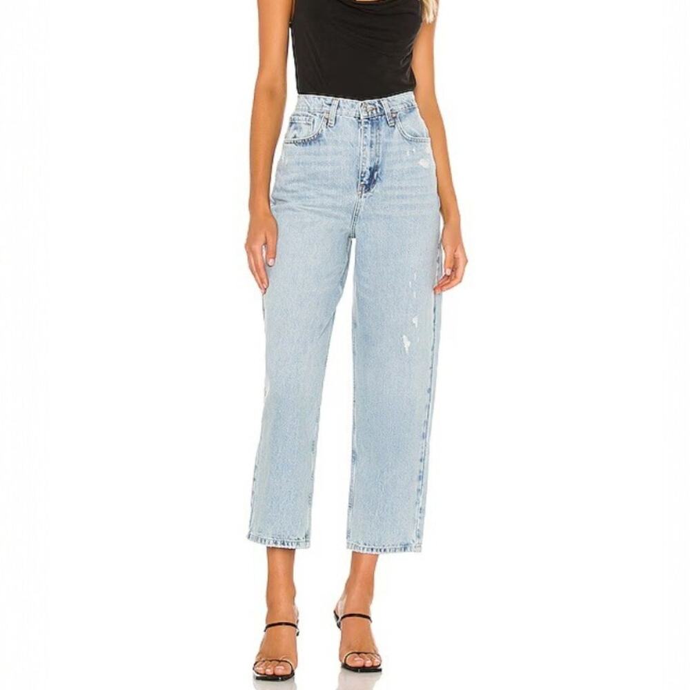 Free People x We The Free Frank Dad Jean in Sunday Blue Size 26